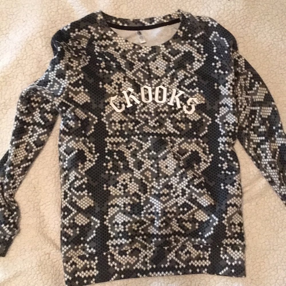Crooks and castles sweatshirt size small